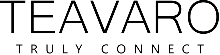 Teavaro-Logo mit Slogan